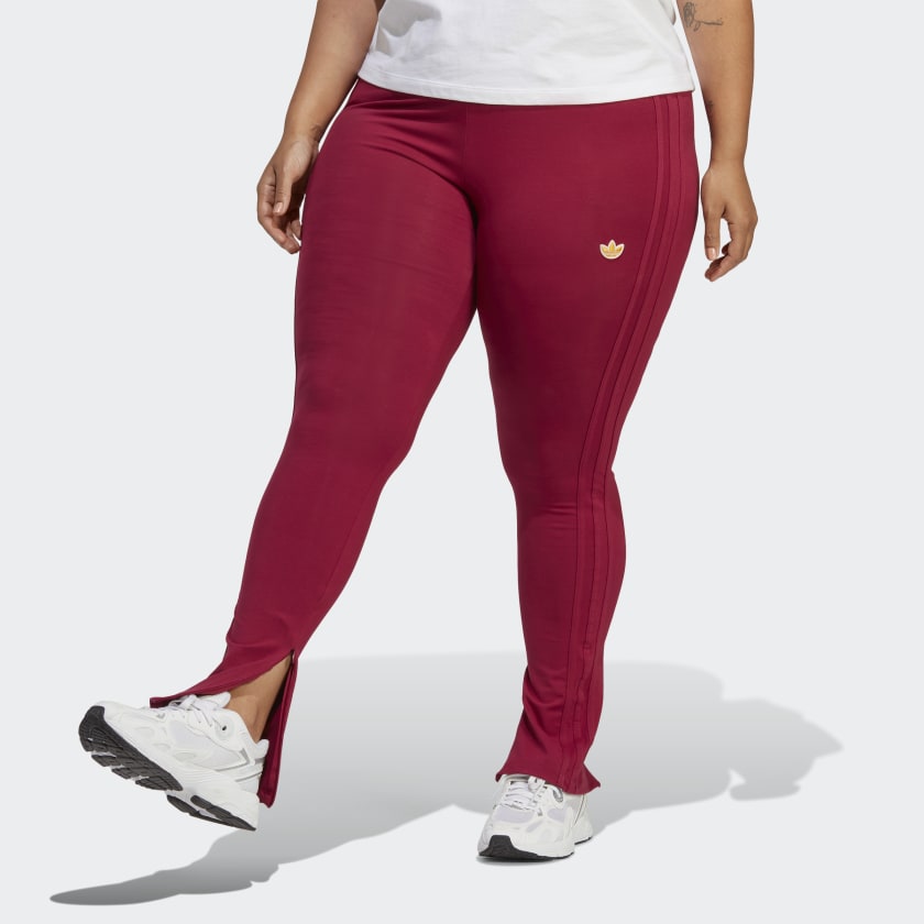 Adidas Sportswear 3 Stripes Leggings Legacy / Burgundy / White