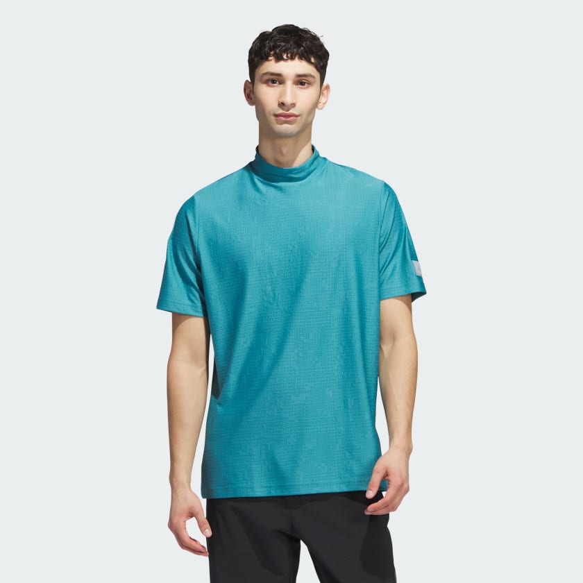 adidas Adicross Mock Neck Polo Shirt - Turquoise | adidas Canada
