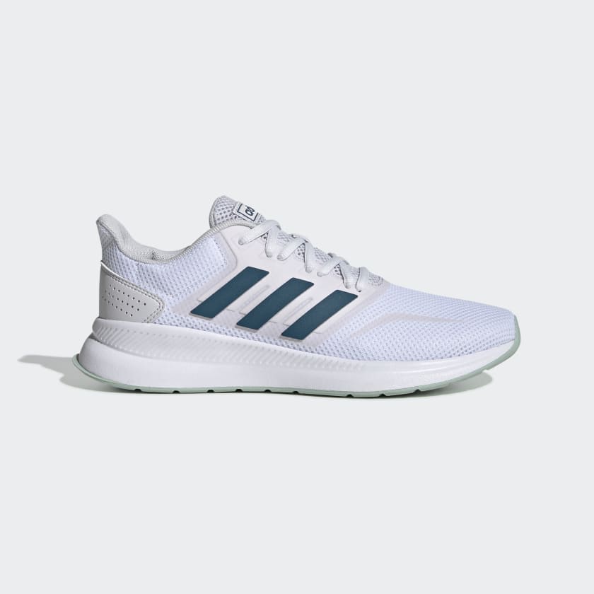 Adidas run falcon white shop