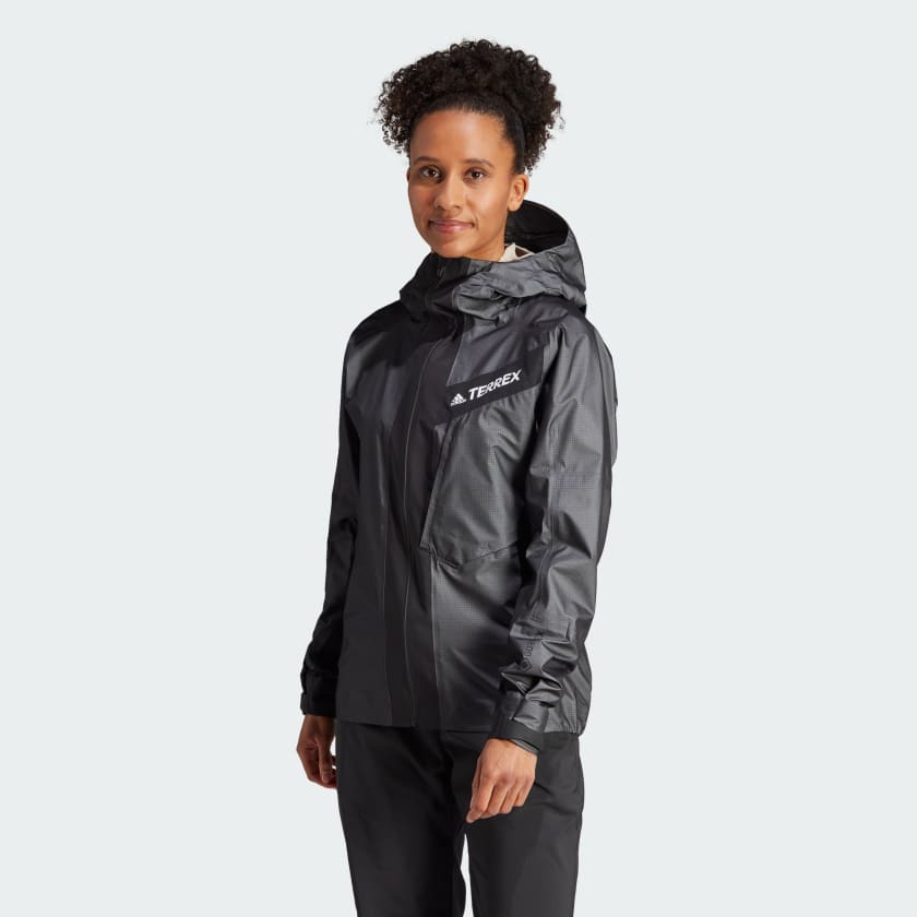 adidas Techrock Light GORE-TEX Jacket - Black | Women's Hiking | adidas US