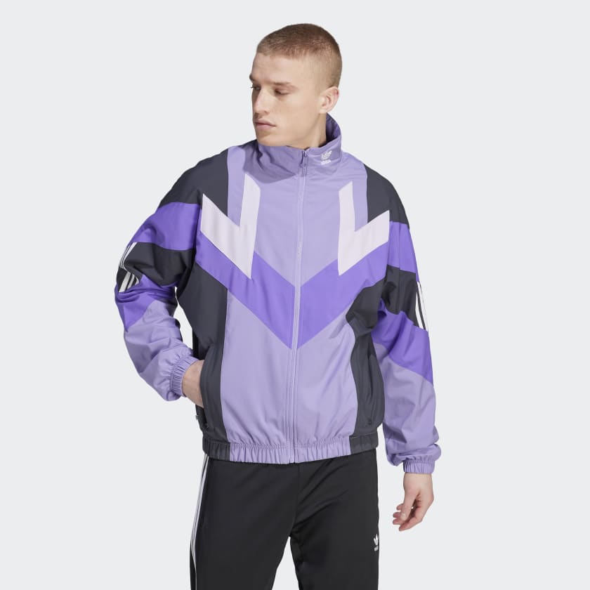 adidas Rekive Woven Track Jacket - Purple, Men's Lifestyle