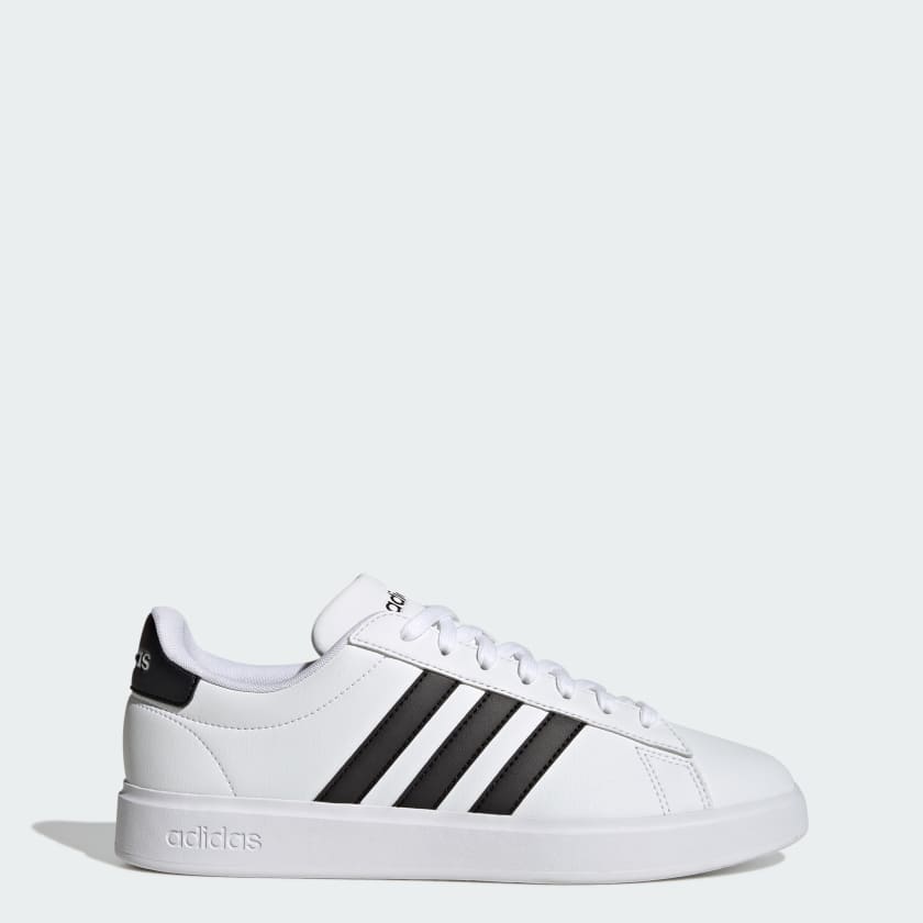 Mens white adidas shoes online