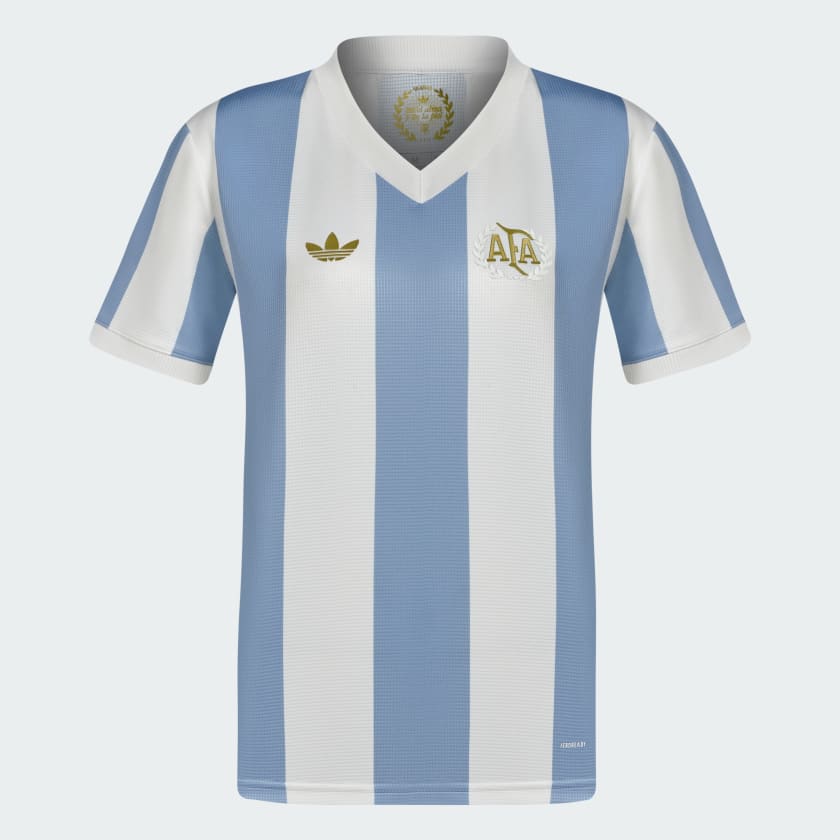 adidas Camiseta Aniversario 50 Anos Seleccion Argentina Mujer Azul adidas Argentina