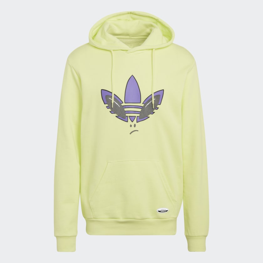 adidas R.Y.V. Alien Graphic Hoodie Yellow adidas New Zealand