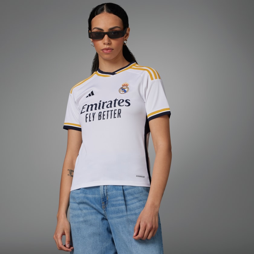 Camiseta adidas primera equipación Real Madrid 23/24 con dorsal