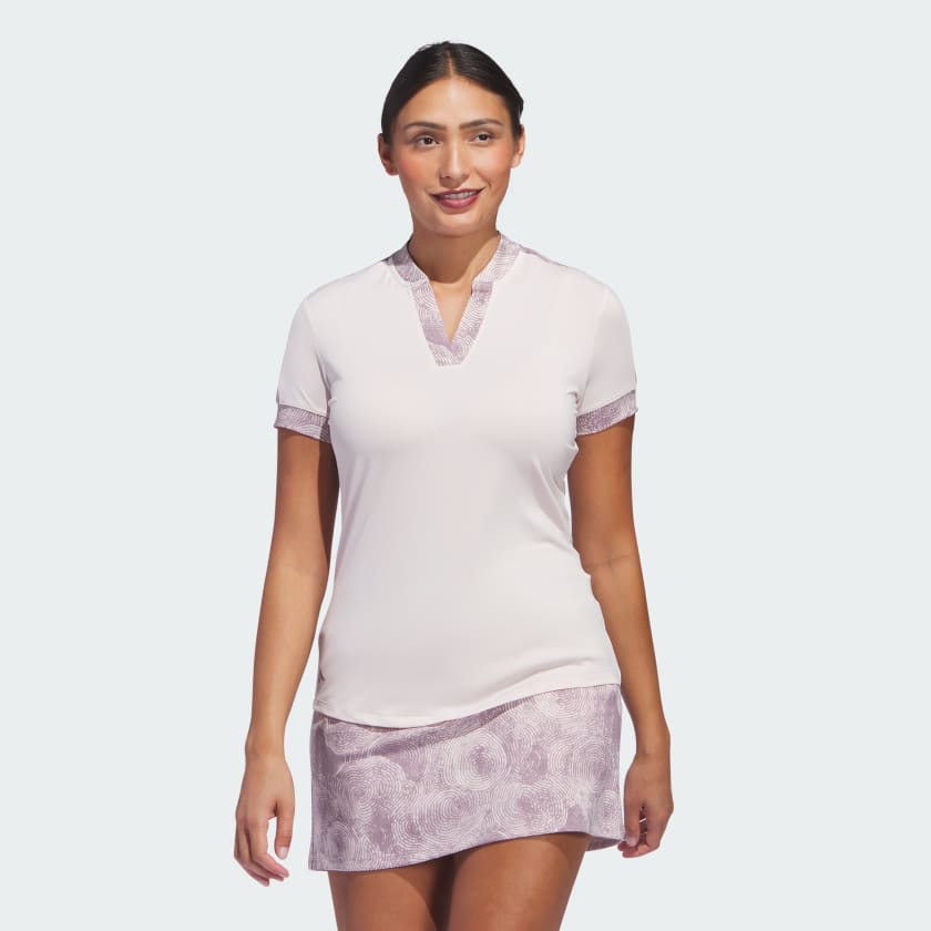 Women's printed polo shirts best sale