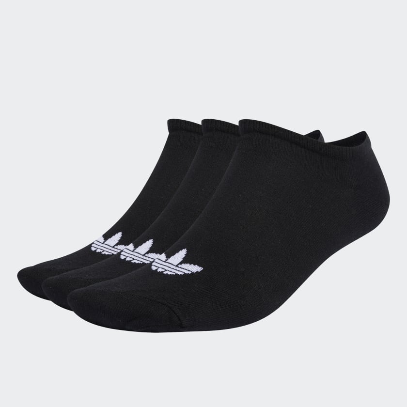 adidas Trefoil Liner Socks 3 Pairs - Black | adidas Canada