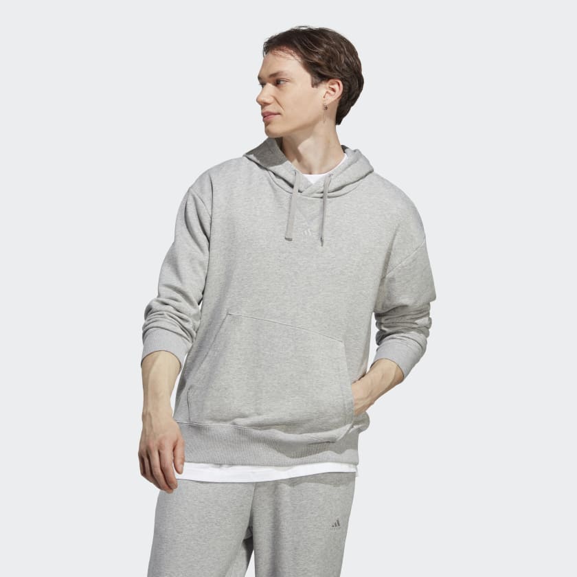 adidas ALL SZN French Terry Hoodie - Grey | Men's Lifestyle | adidas US