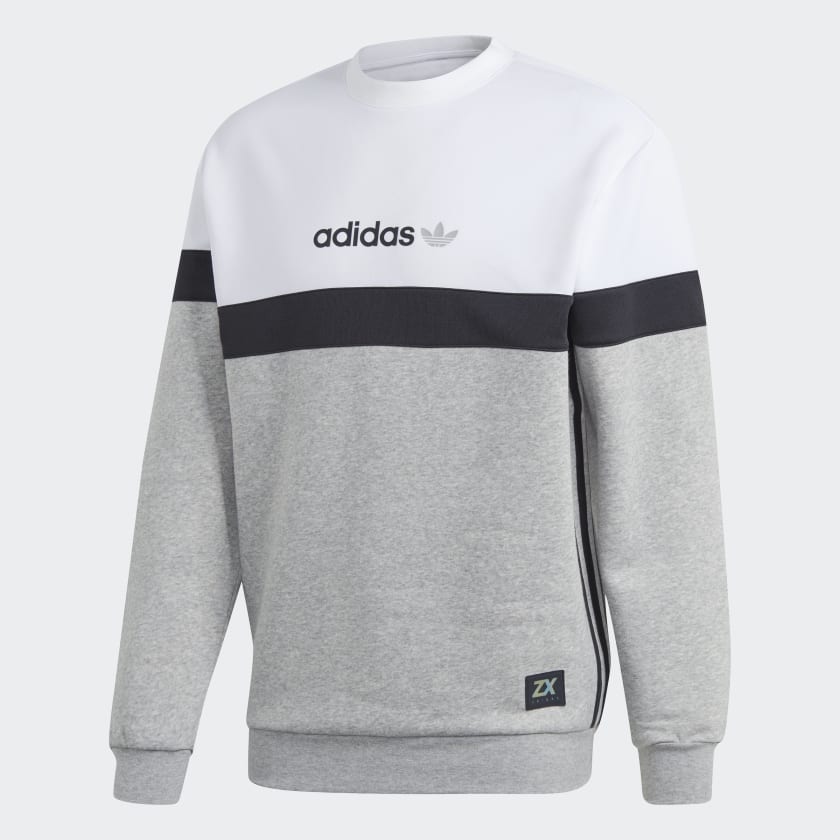 adidas Nutasca Crew Sweatshirt Grey adidas New Zealand