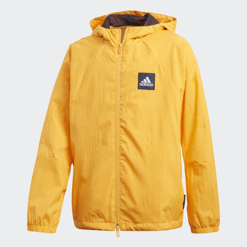 adidas W.N.D. Primeblue Jacket Gold adidas Australia