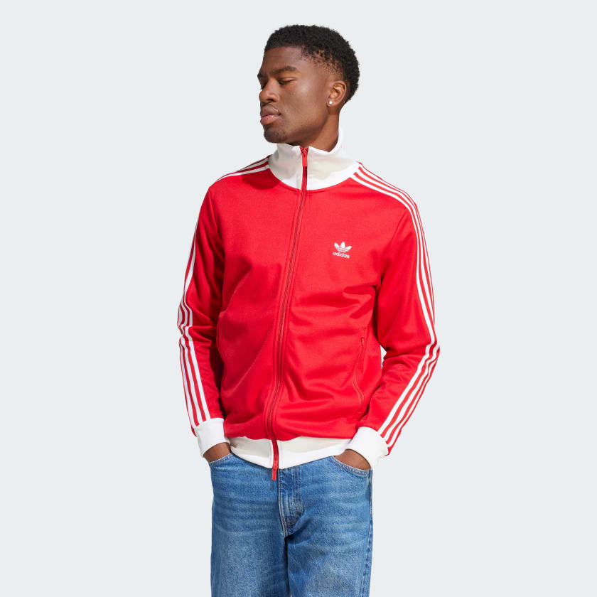adidas Chamarra Deportiva Adicolor Classics Beckenbauer Rojo adidas Mexico