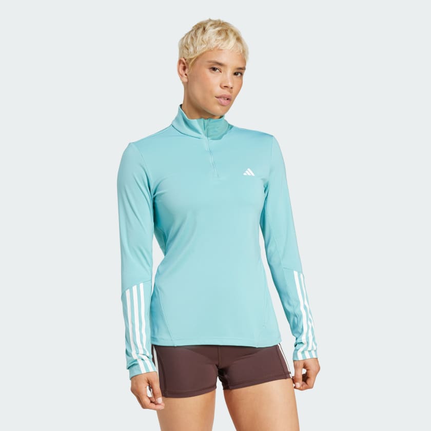 Maglia da allenamento Hyperglam Quarter Zip Turchese IX3228 21 model