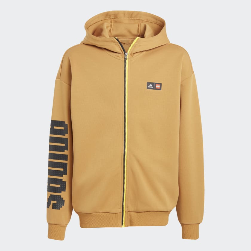 Adidas originals id96 full zip hoodie yellow cheap