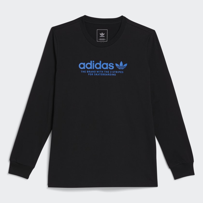 Adidas long hotsell sleeve logo tee