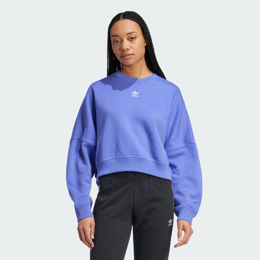 Adidas sport essentials crew sweatshirt store