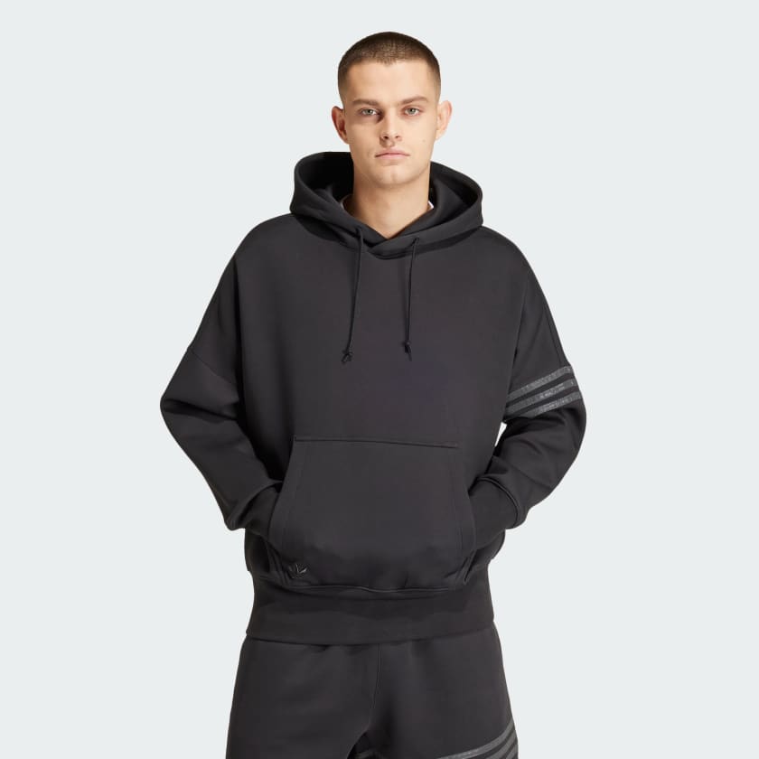 adidas Street Neuclassics Hoodie - Black | Free Delivery | adidas UK