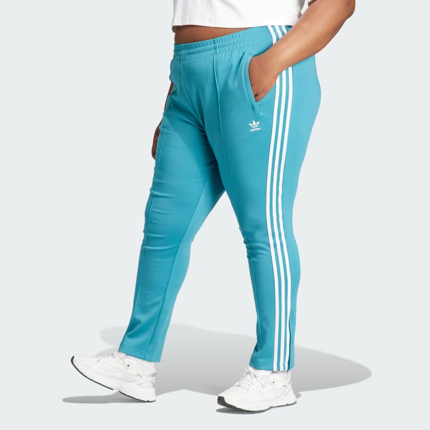 adidas - adidas Adicolor | | Track Size) Lifestyle (Plus SST US Pants Turquoise Women\'s