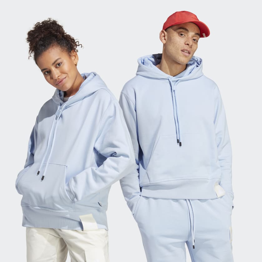 Lounge Heavy French Terry Hoodie - Blue | Unisex Lifestyle | adidas CA