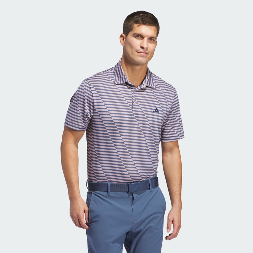 Adidas men's ultimate365 colorblock golf polo sale