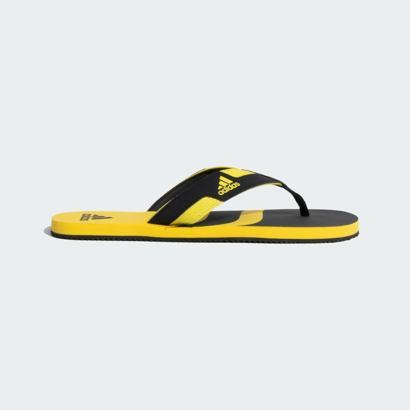 Adidas sale slippers yellow