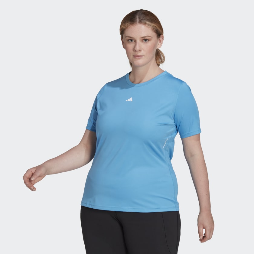 Camiseta corta Techfit Training (Tallas grandes) - Azul adidas | adidas