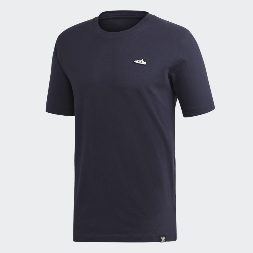 adidas Embroidered Tee Blue adidas Malaysia