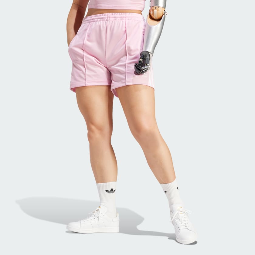 Adidas originals pink shorts new arrivals
