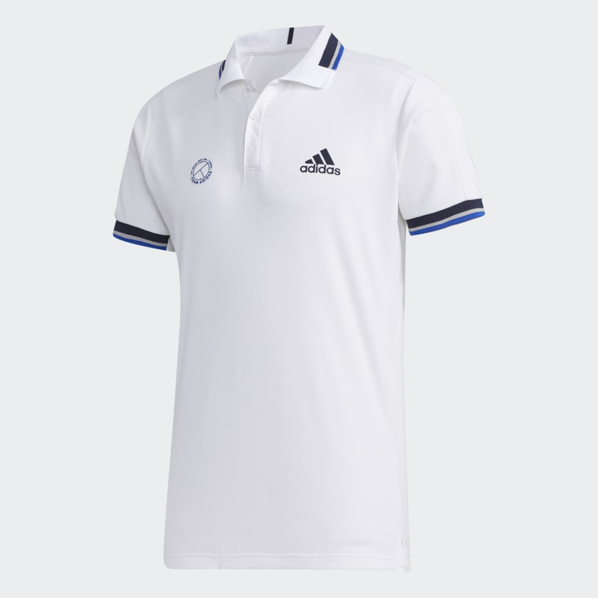 adidas ÁO POLO TENNIS TOP SOLID HEAT.RDY - trắng | adidas Vietnam