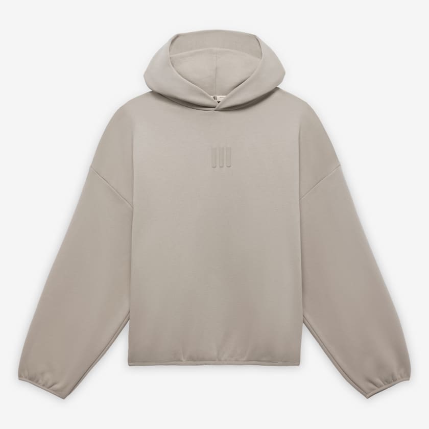 adidas FEAR OF GOD ATHLETICS SOLID FLEECE HOODIE - Beige