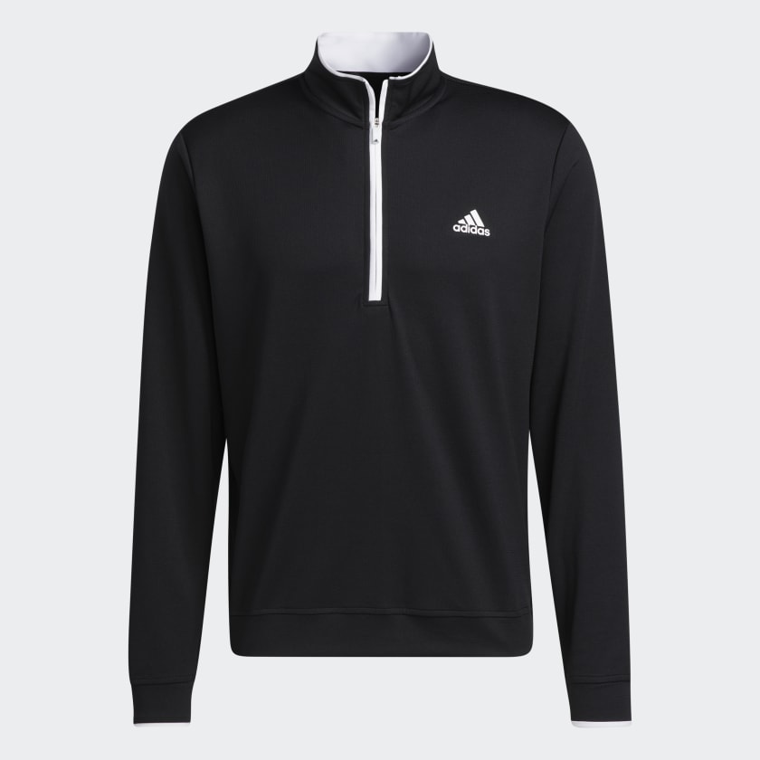 adidas Quarter Zip Golf Pullover Black adidas Ireland