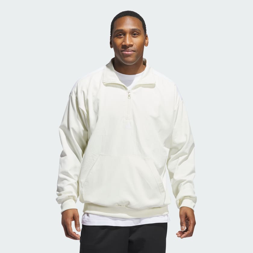 adidas Select 1 4 Zip Hooded Jacket Beige adidas Ireland