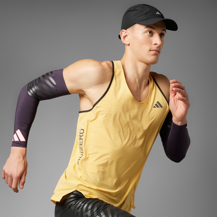 Yellow running tank top online