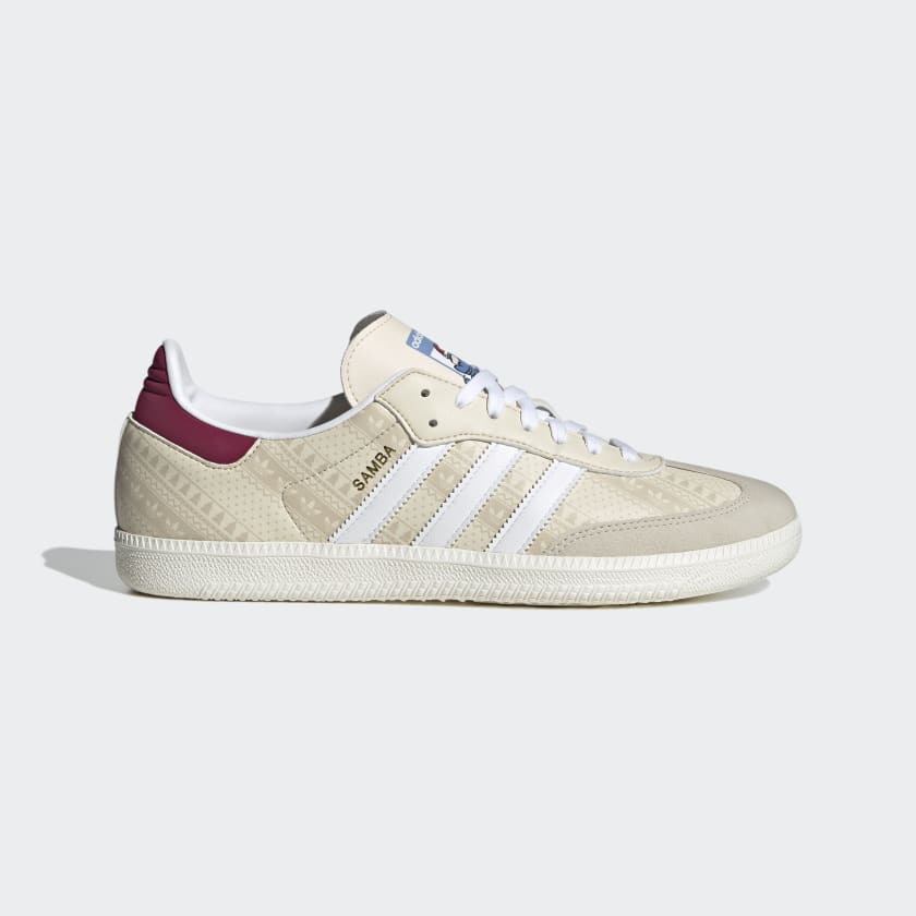 Adidas samba super suede burgundy deals