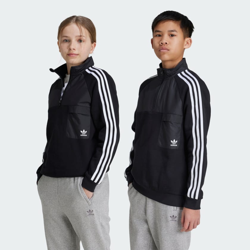 adidas Trefoil Kids Sweatshirt Schwarz adidas Deutschland