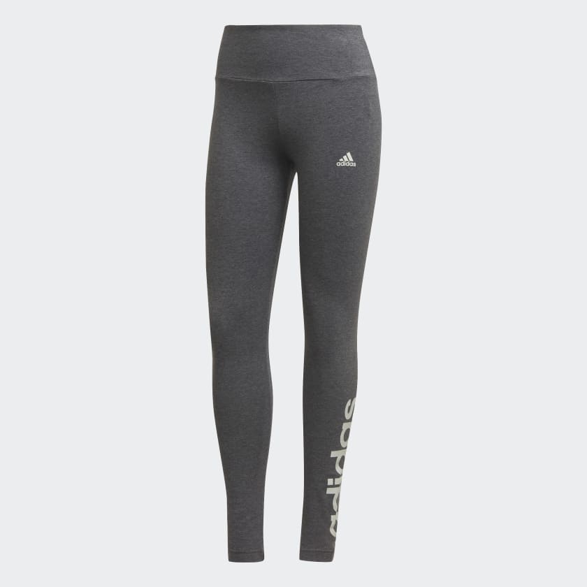 adidas ESSENTIALS HIGH WAISTED LOGO LEGGINGS Grey adidas Thailand