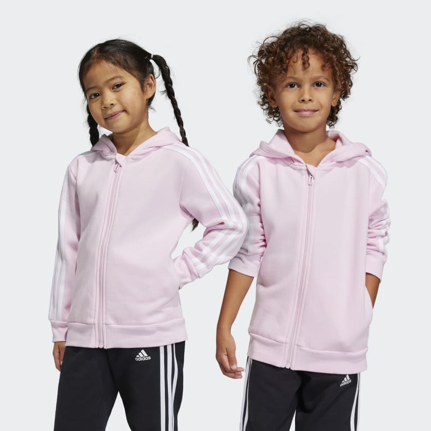 Girls adidas sales pink hoodie