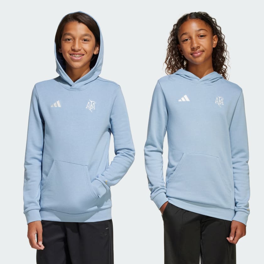 adidas Argentina Anniversary DNA Hoodie Kids Blue Free Shipping with adiClub adidas US