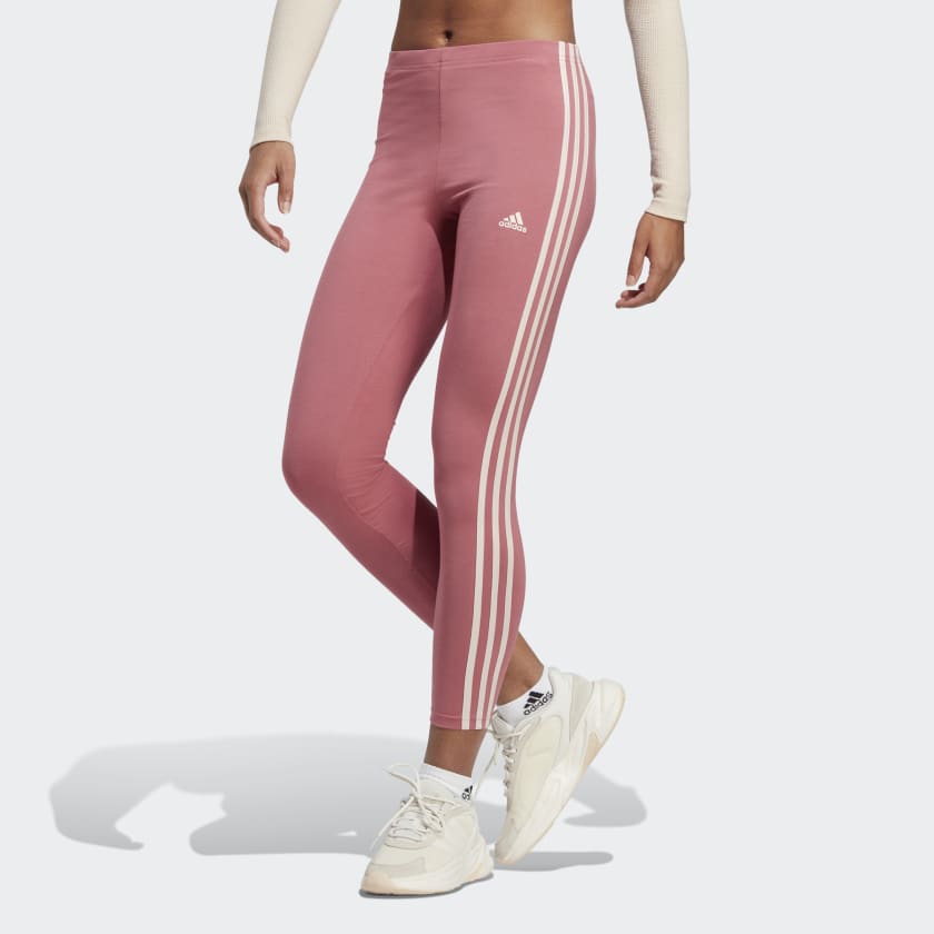 Legging Essentials 3-Stripes - Rosa adidas | adidas Brasil