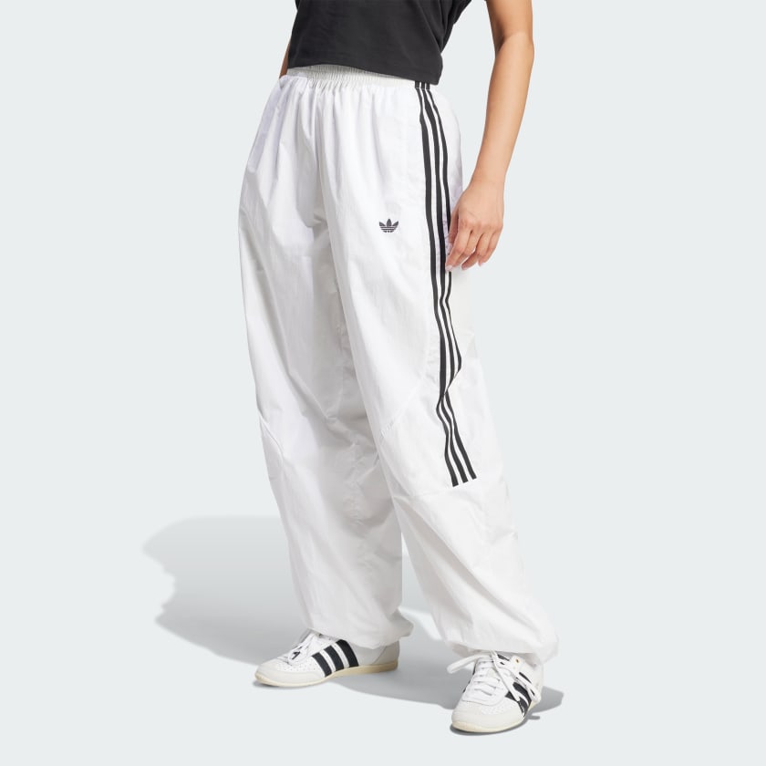 adidas Adicolor Teamgeist Oversized Track Pants - White