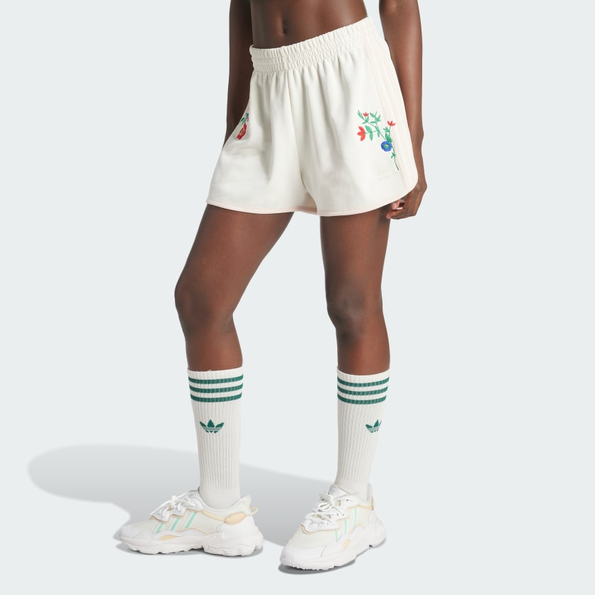 adidas Shorts Fashion Estampado Floral Blanco adidas Mexico