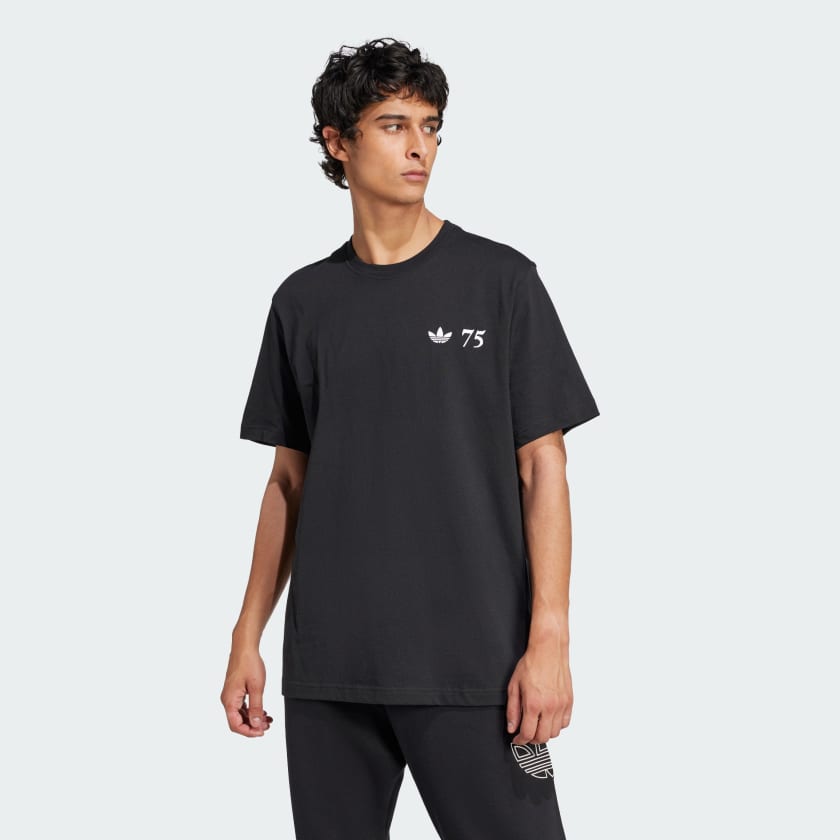 adidas 75th Anniversary SL 72 T Shirt Schwarz adidas Deutschland