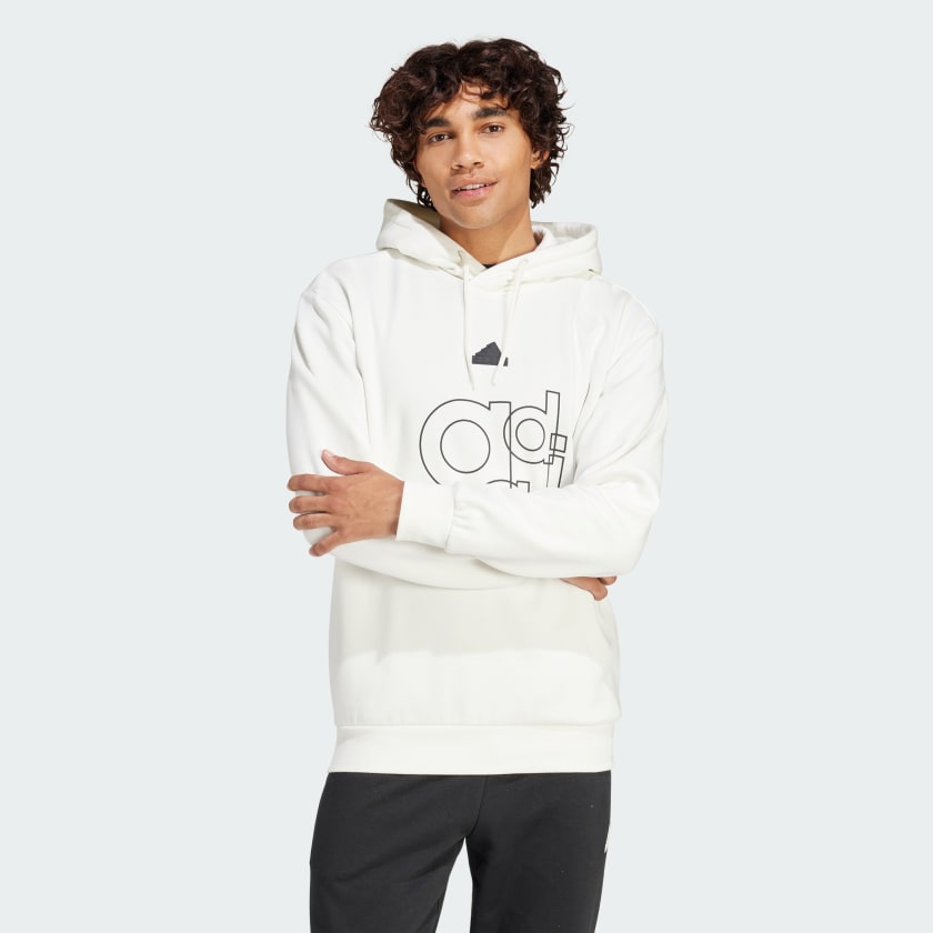 Adidas all cheap white hoodie