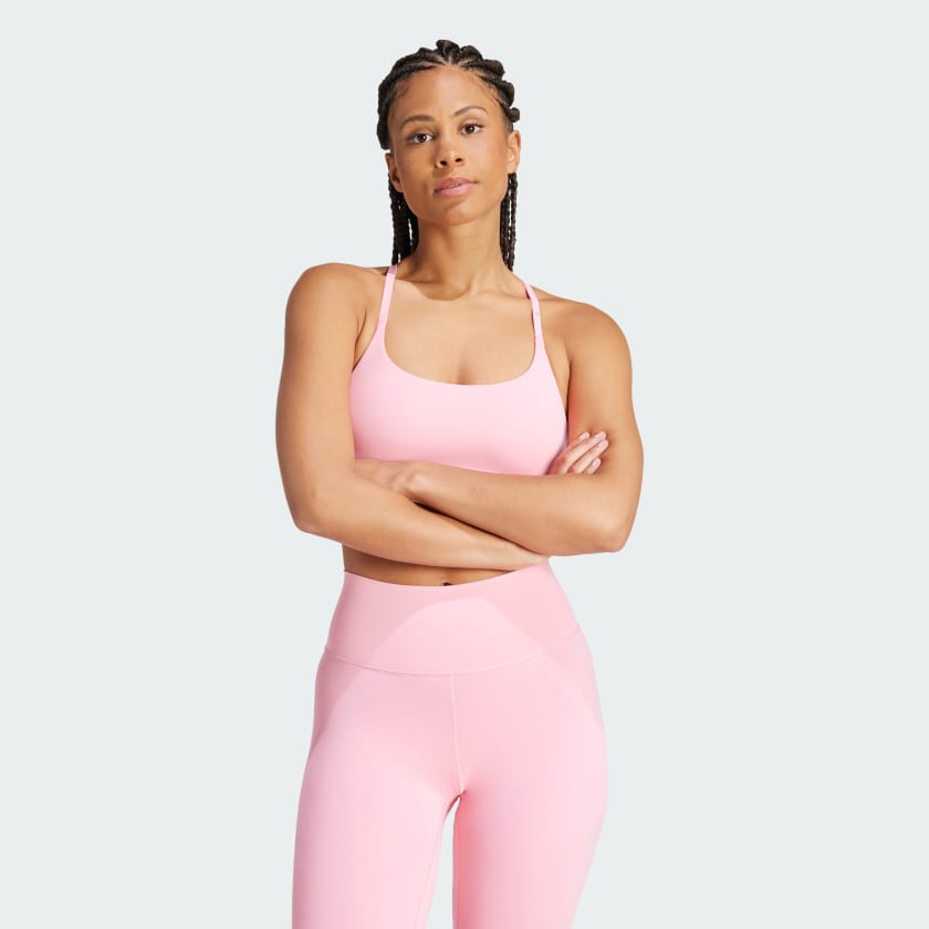 Top Suporte Leve All Me - Rosa adidas