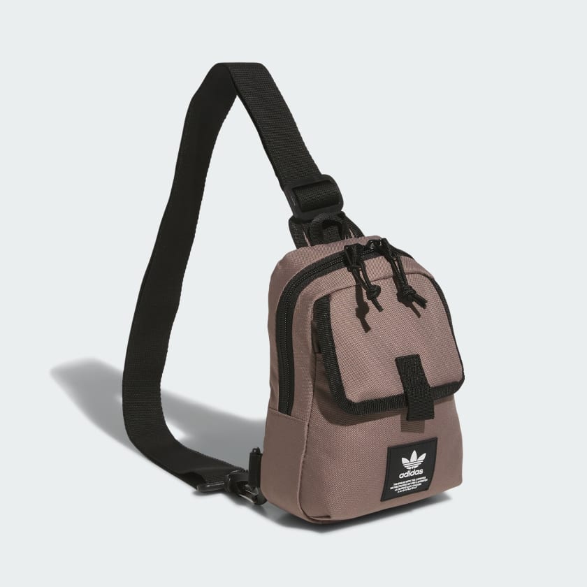 adidas Utility Mini Sling - Brown | Free Shipping with