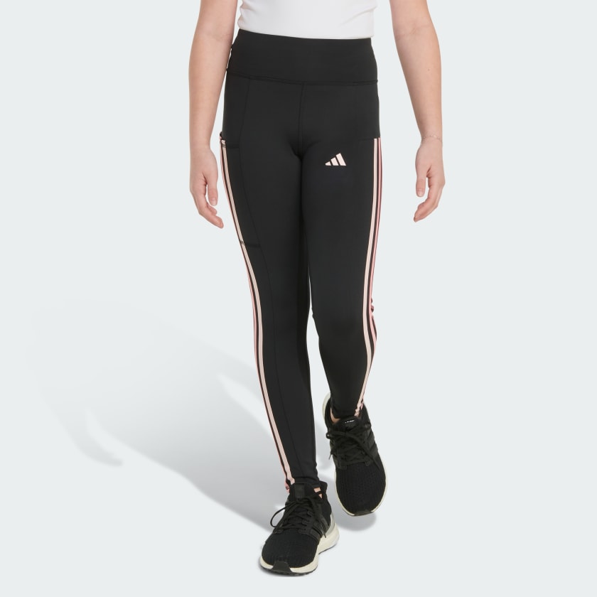 adidas AEROREADY 3 Stripes Cellphone Pocket Leggings Black Free Shipping with adiClub adidas Canada