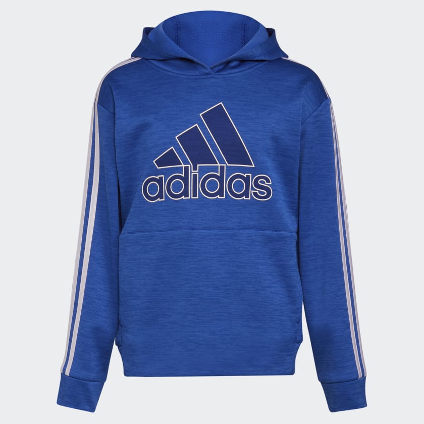 3-Stripes Pullover Hoodie - Blue | Kids' Training | adidas US