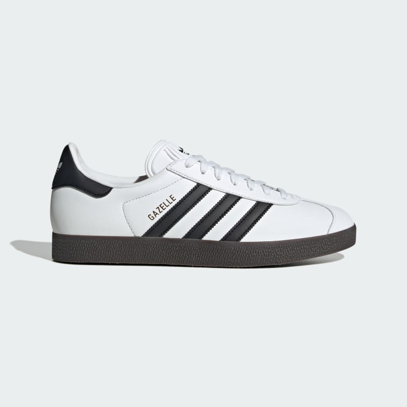 Adidas originals gazelle trainer sales black / gold metallic