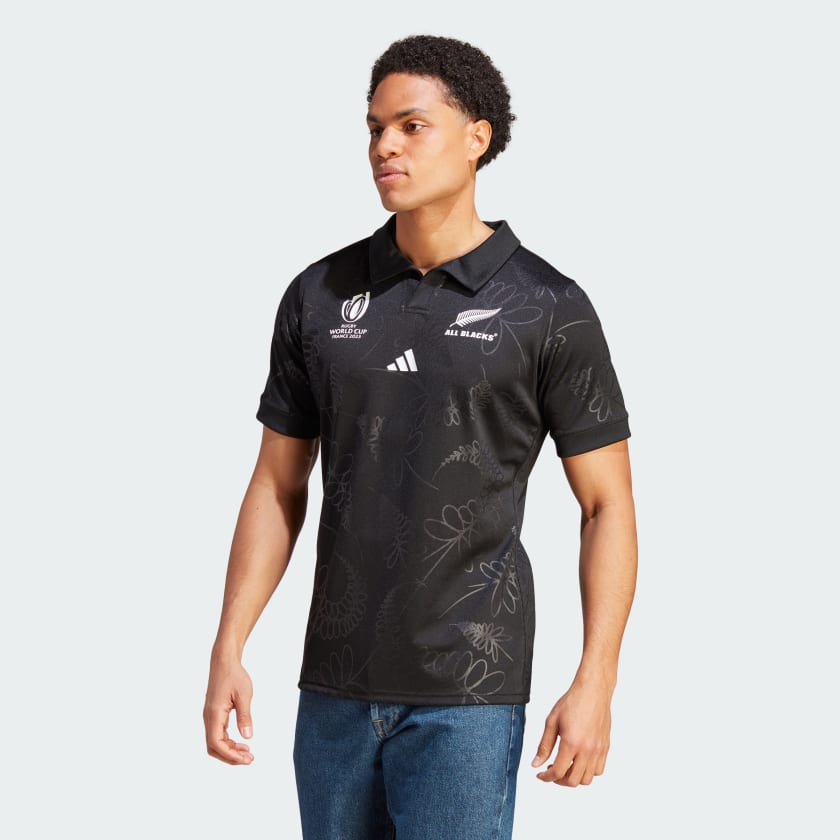 Camiseta primera equipación All Blacks Rugby - Negro adidas