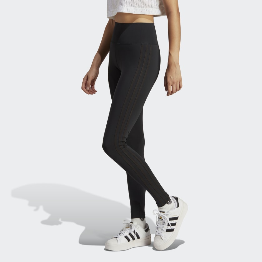 adidas Adicolor Classics Tonal 3-Stripes Leggings - Black, Women's  Lifestyle