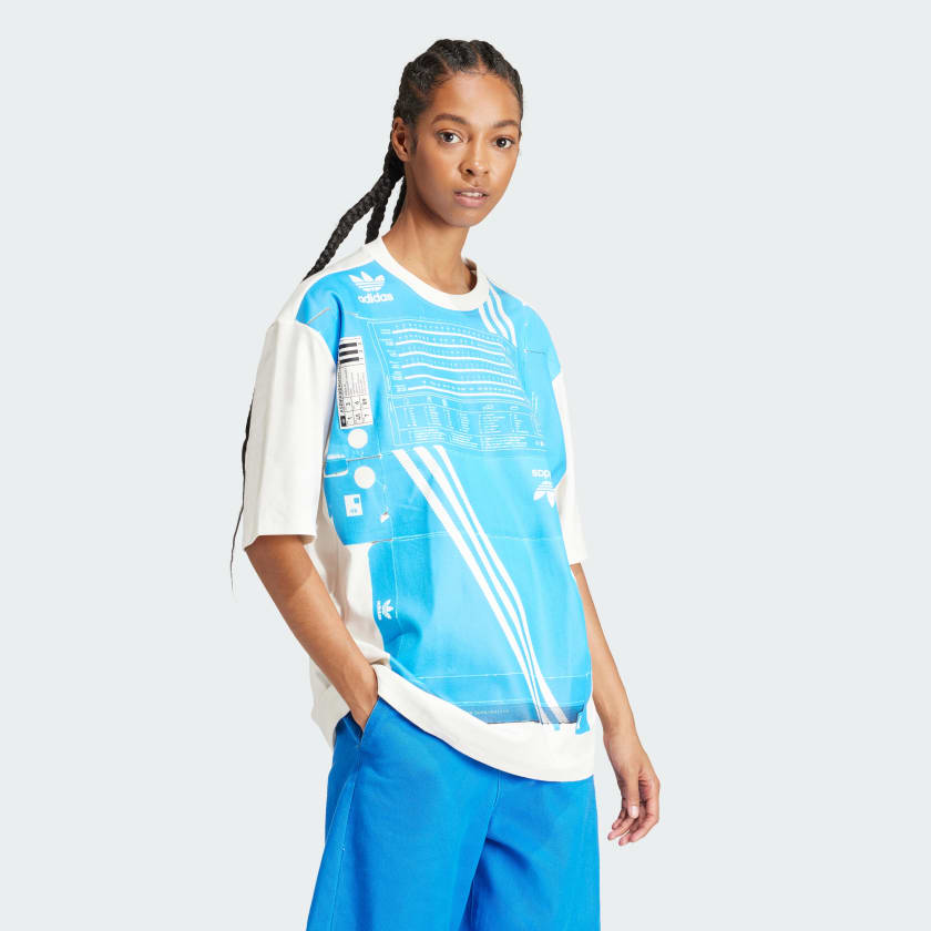 adidas KSENIASCHNAIDER Deconstructed Box Tee White adidas Thailand